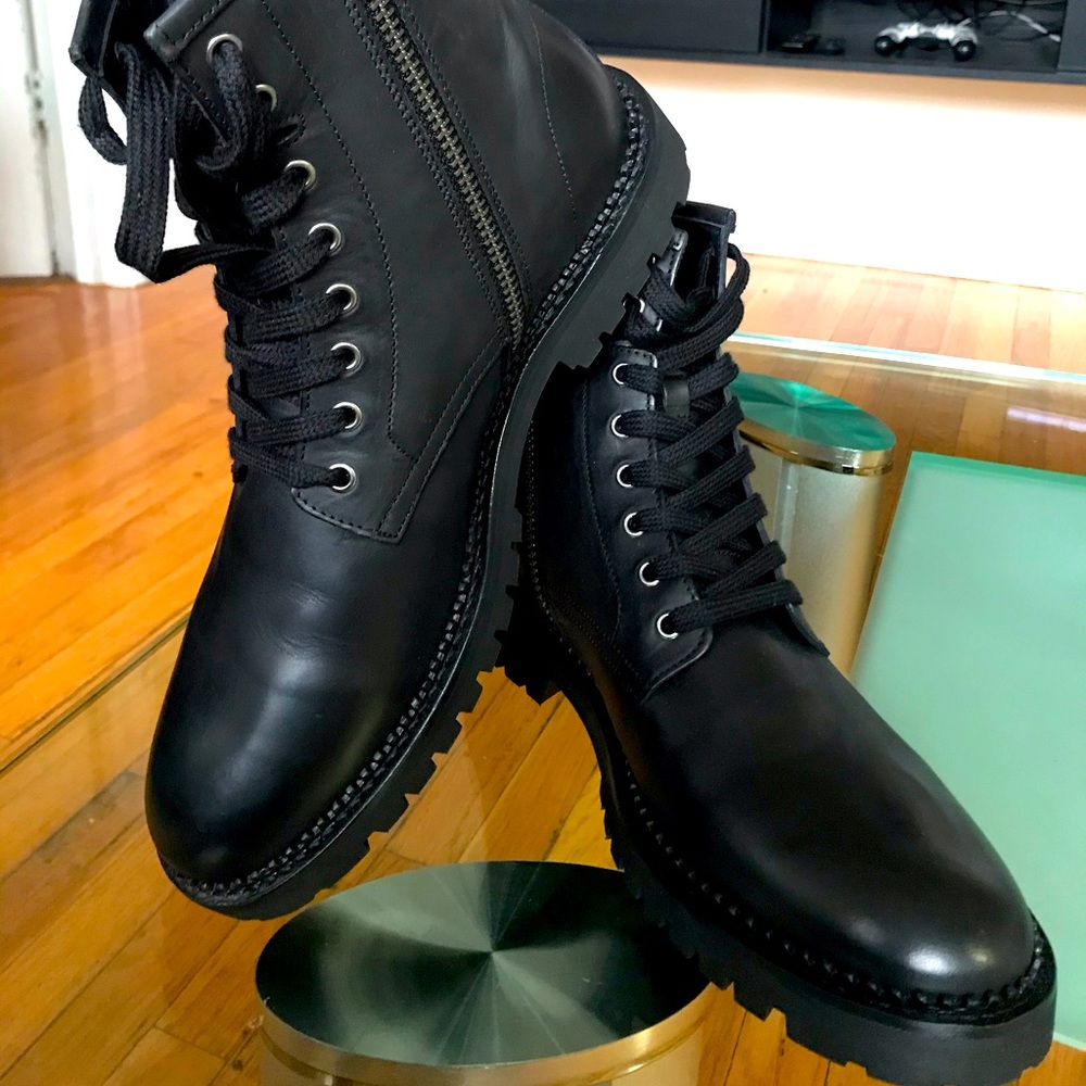 Allsaints mens combat boots size 10